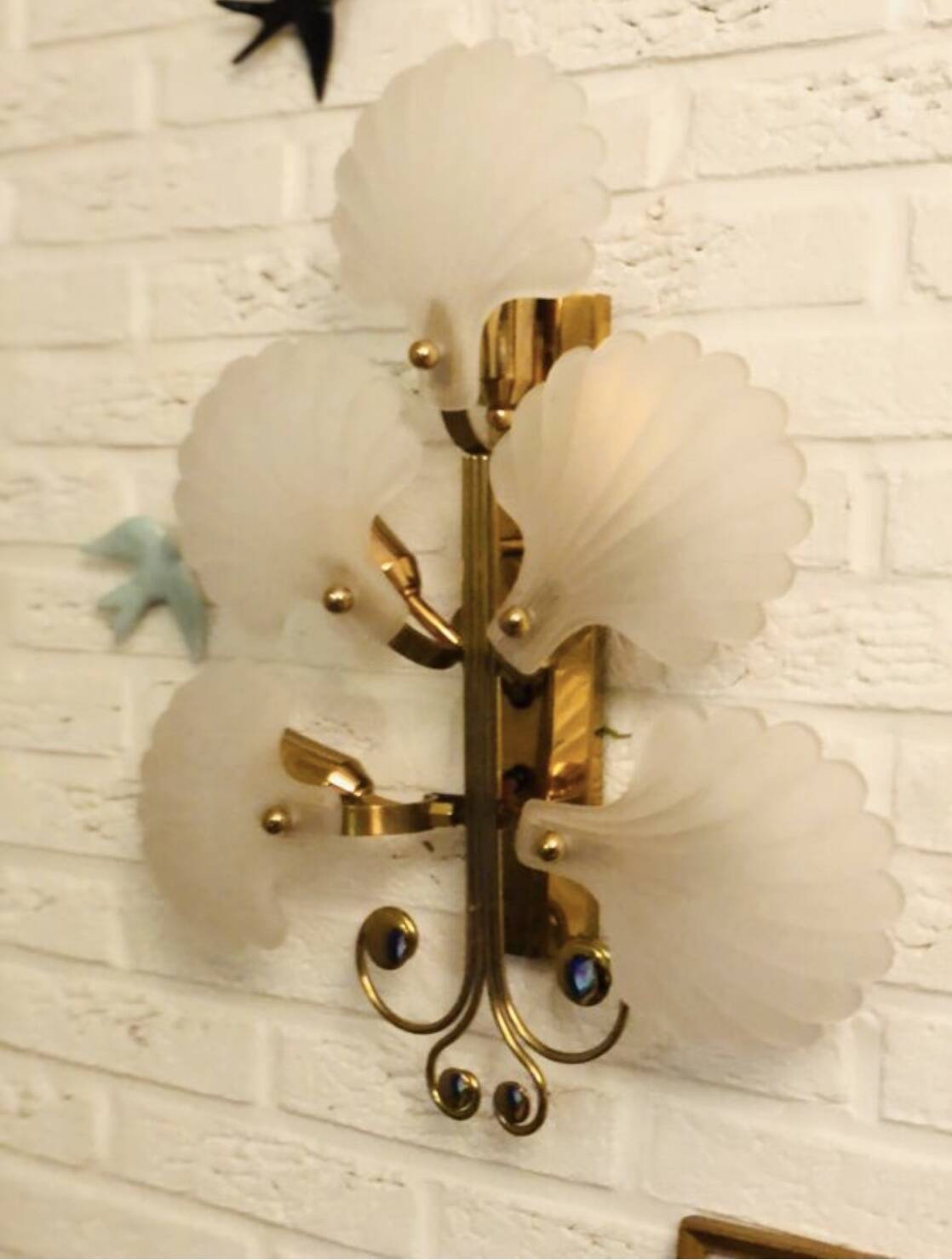 Old Art Deco DEKNUDT wall light