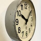 Industrial factory wall clock from Chronotechna, 1950s