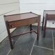 Pair of Scandinavian mahogany bedside tables from the 60s
