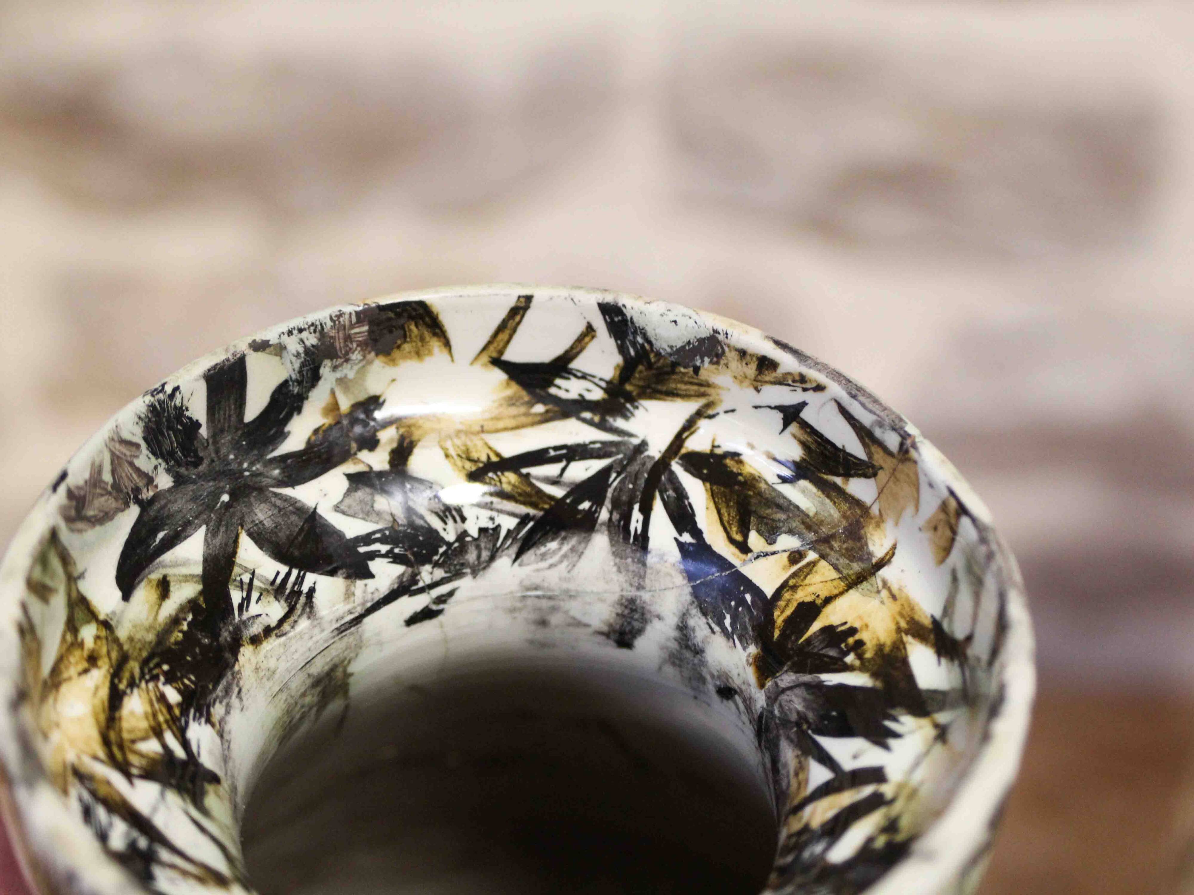 Pair of earthenware vases HBCM Montereau