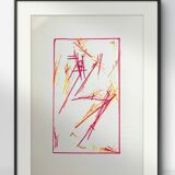 Abstract composition painting