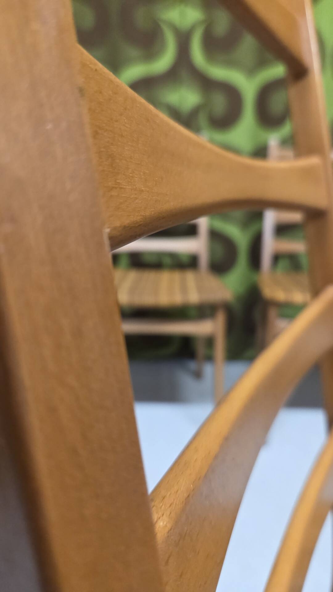 Set of 6 vintage Scandinavian chairs from the 60s/70s.
