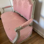 Vintage canapé / Antique banquette in Louis XVI style