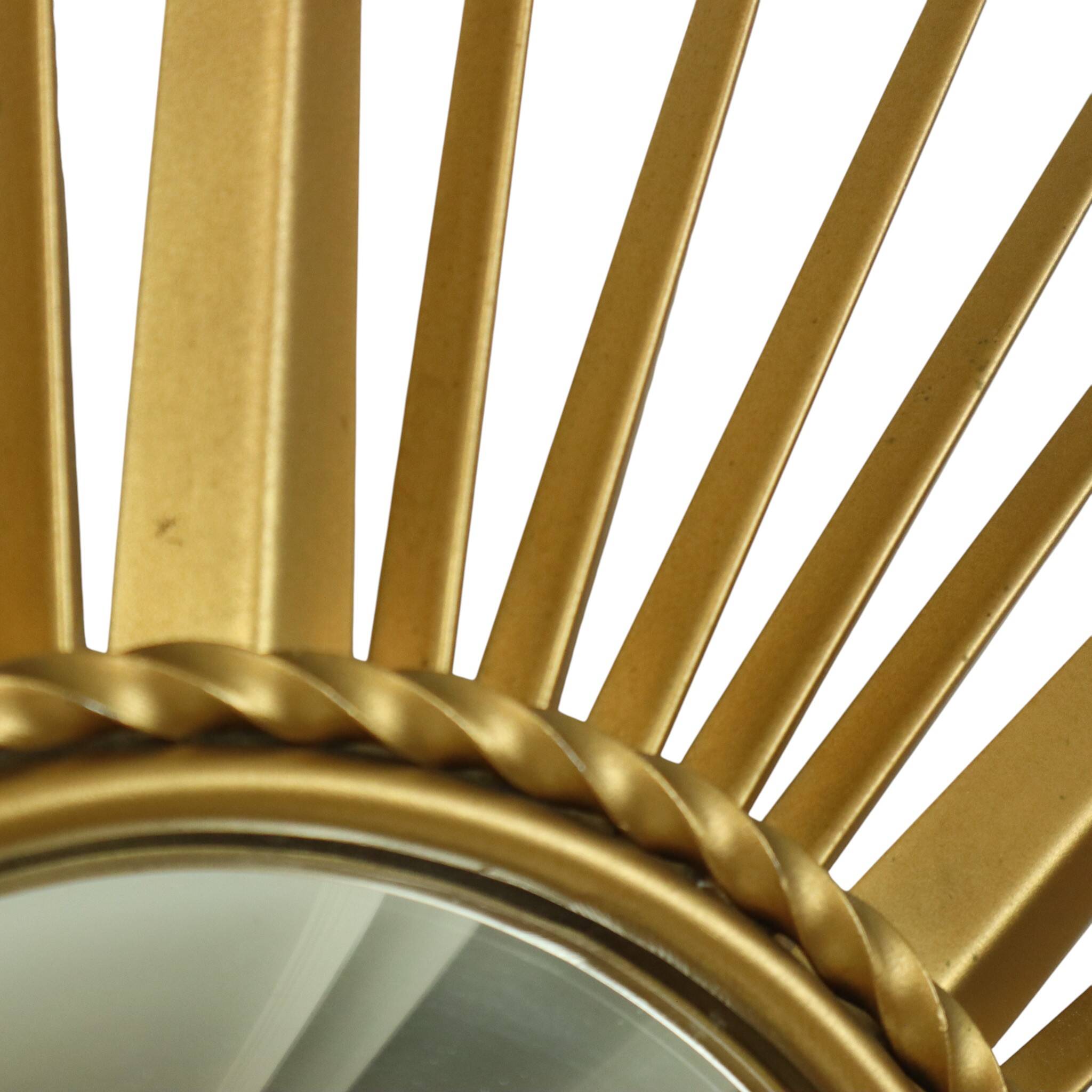 Large Vintage Sun Mirror Chaty Vallauris France 86cm