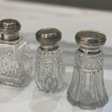 Silverware and chiseled glass sugar confectionery