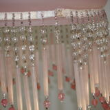Light suspension/ beaded /vintage appliques