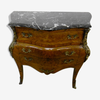 Louis XV style curved dresser