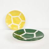 Assiette moyenne - sol vert