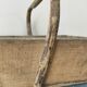 Old wooden basket