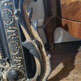 Old mirror Napoleon III black and gold