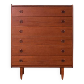 Commode danoise en teck du milieu du siècle, années 1960.