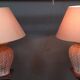Paire de lampe decorative