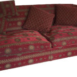Washington fabric sofa "Alchemist" red