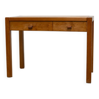 Solid elm desk by Roland Haeusler for Maison Regain
