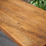 Wood farmhouse table, antique wood table, dining table, table with drawer, kitchen, countryside