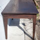 Farm table pear wood, old wood table, table 2 drawers, kitchen, countryside, chalet