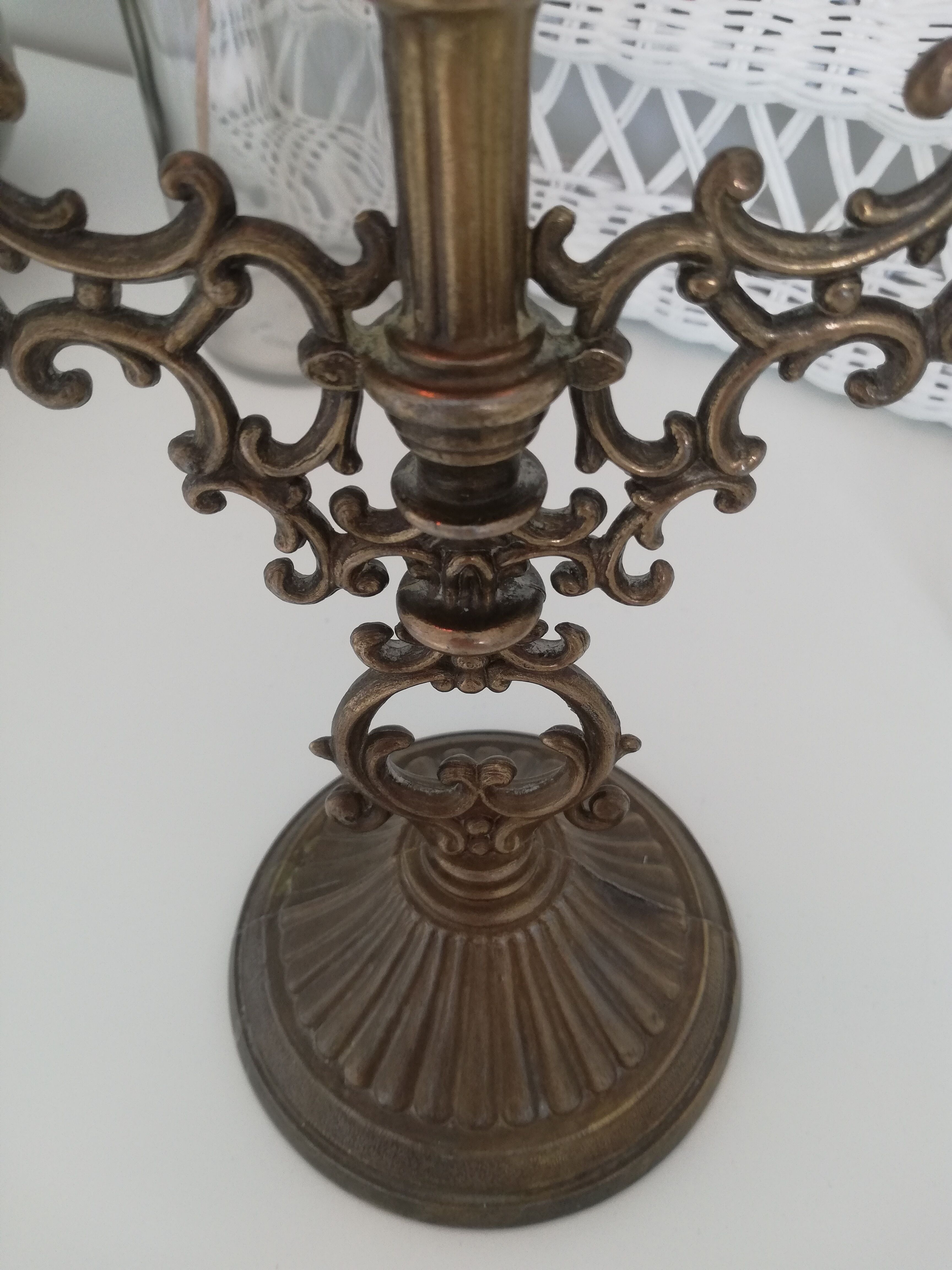 Vintage 3-burner chandelier