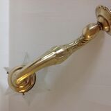 Copper and glass paste art deco