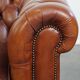 English style cowhide Chesterfield sofa