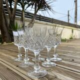 6 verres anciens en Cristal
