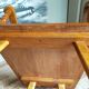 Art-popular armchair 50s in solid wood