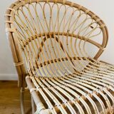 Rattan armchair