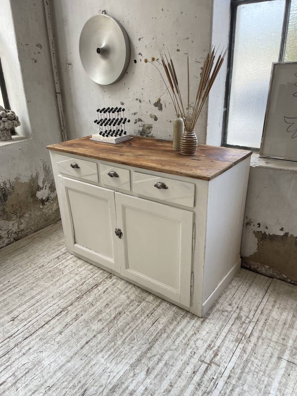 White patina sideboard craft furniture