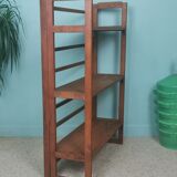 Folding bookcase shelf 50's