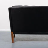 Modern Danish sculptural 2-seater sofa from Eilersen 1960