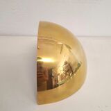 8 half moon sconces, Hollywood regency, brass, 60/70