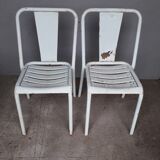 Pair of metal chairs 1960 vintage