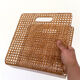 Lucite acrylique & tresse viennoise porte revues newspaper rack