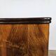 1940 Art Decò nightstands in walnut with door and shelf