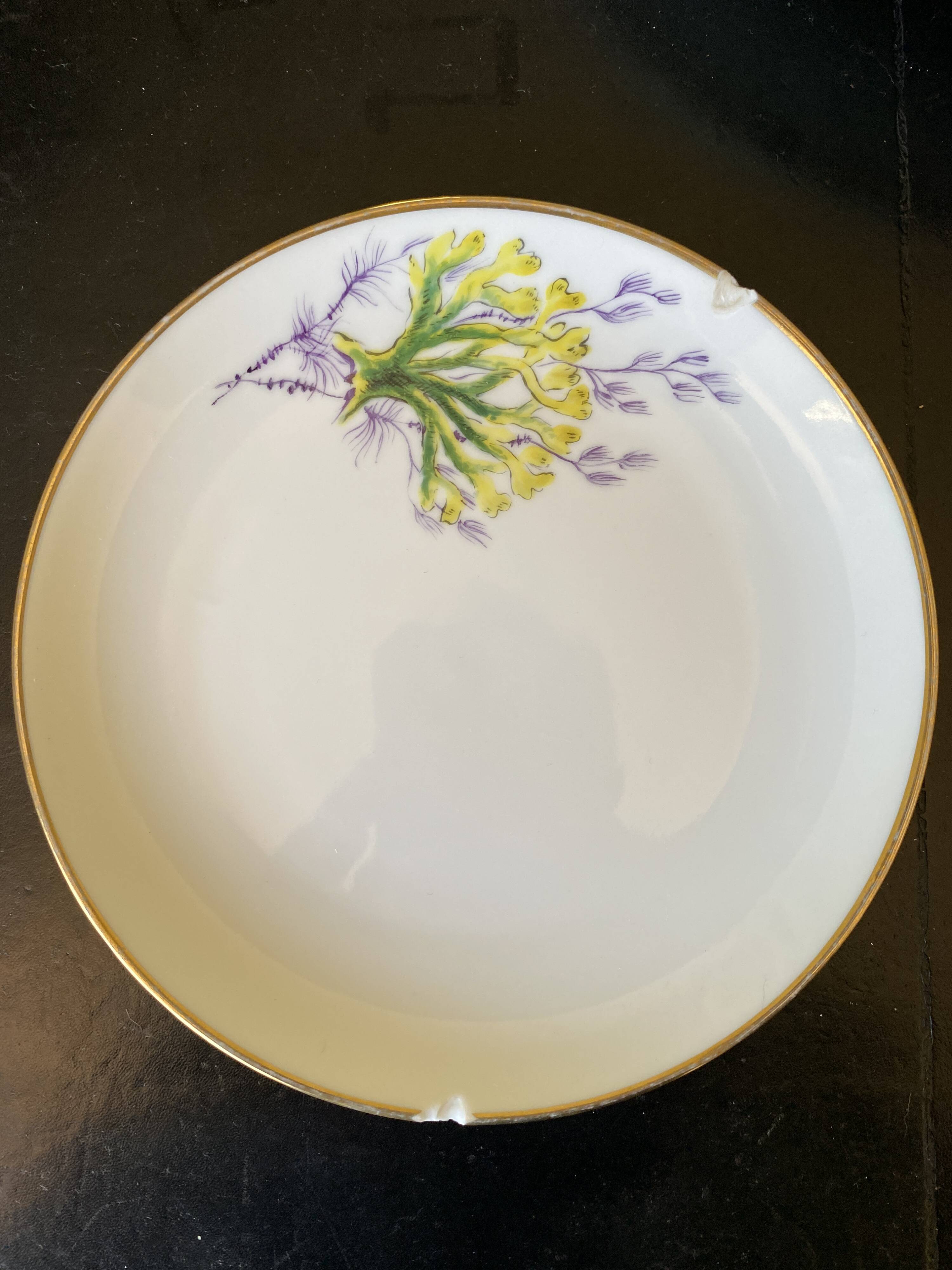 Service de table "Grand Large" Le Tallec Paris – Porcelaine peinte main