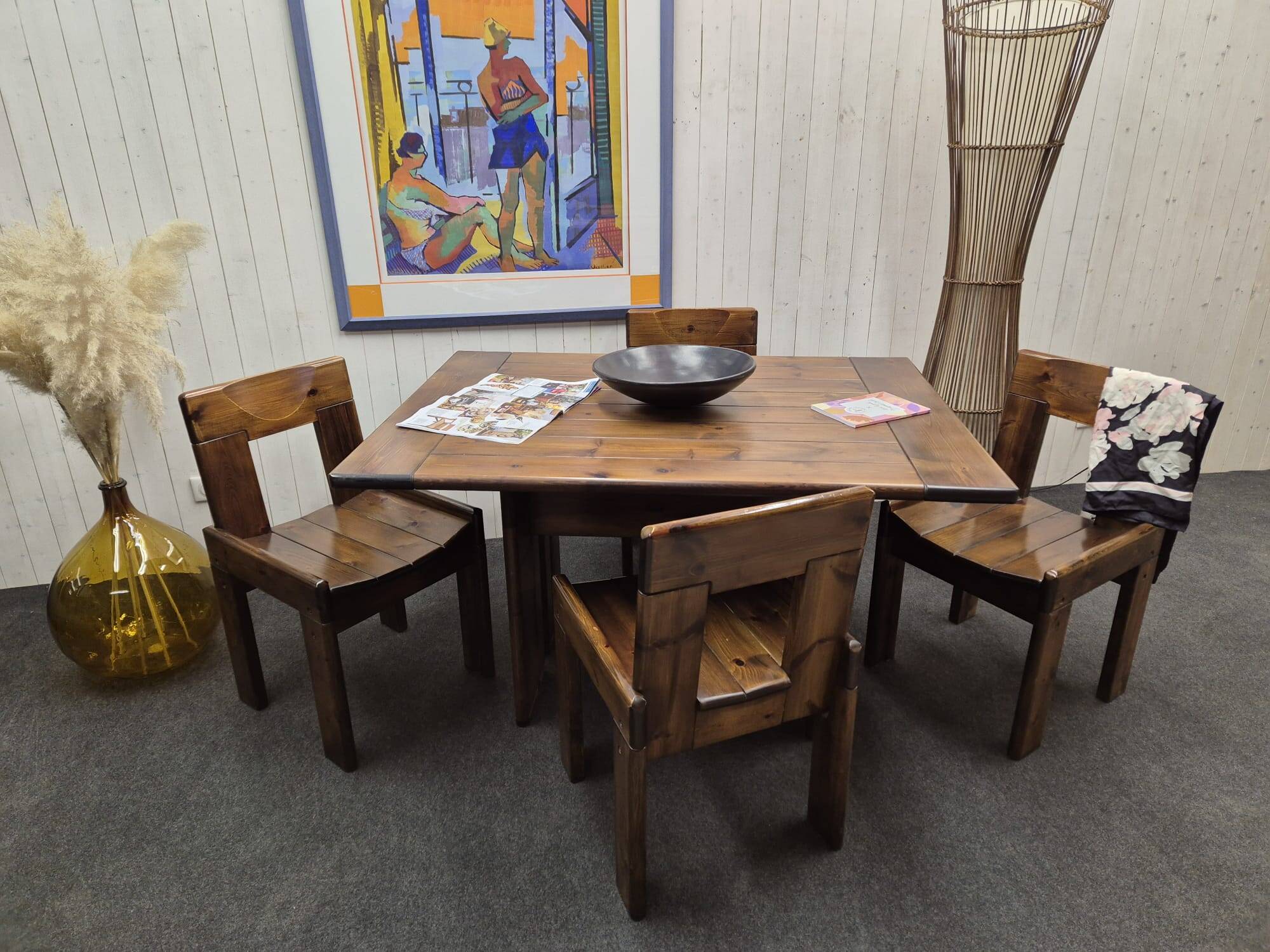 Silvio Coppola table and chair set