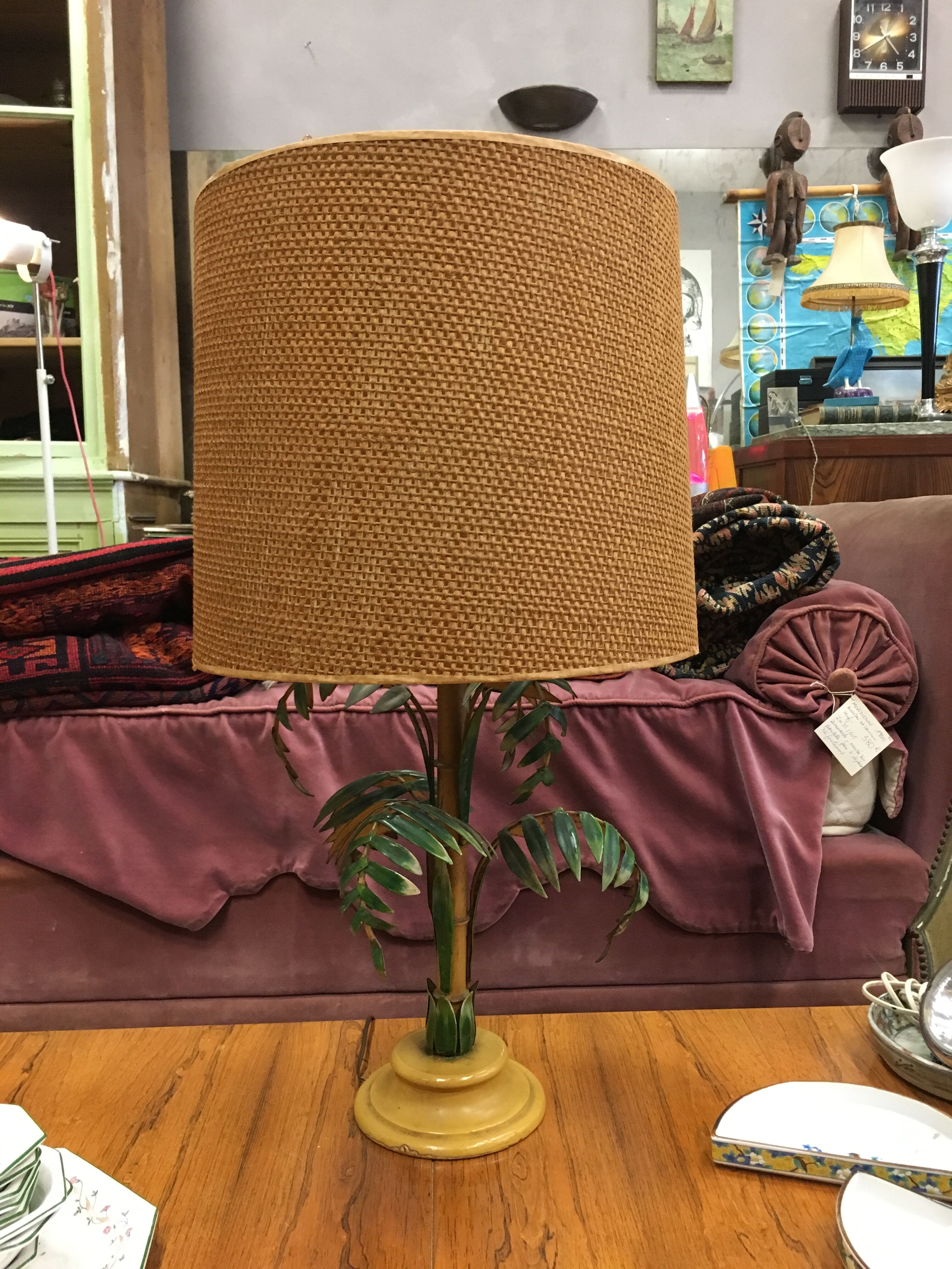Palm tree lamp