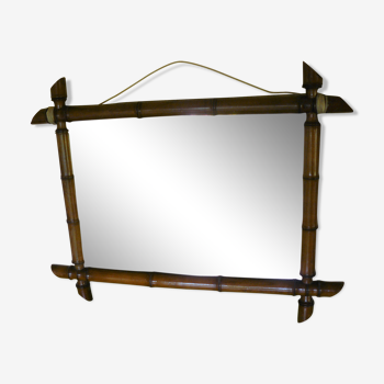 Miroir bambou 55x43cm