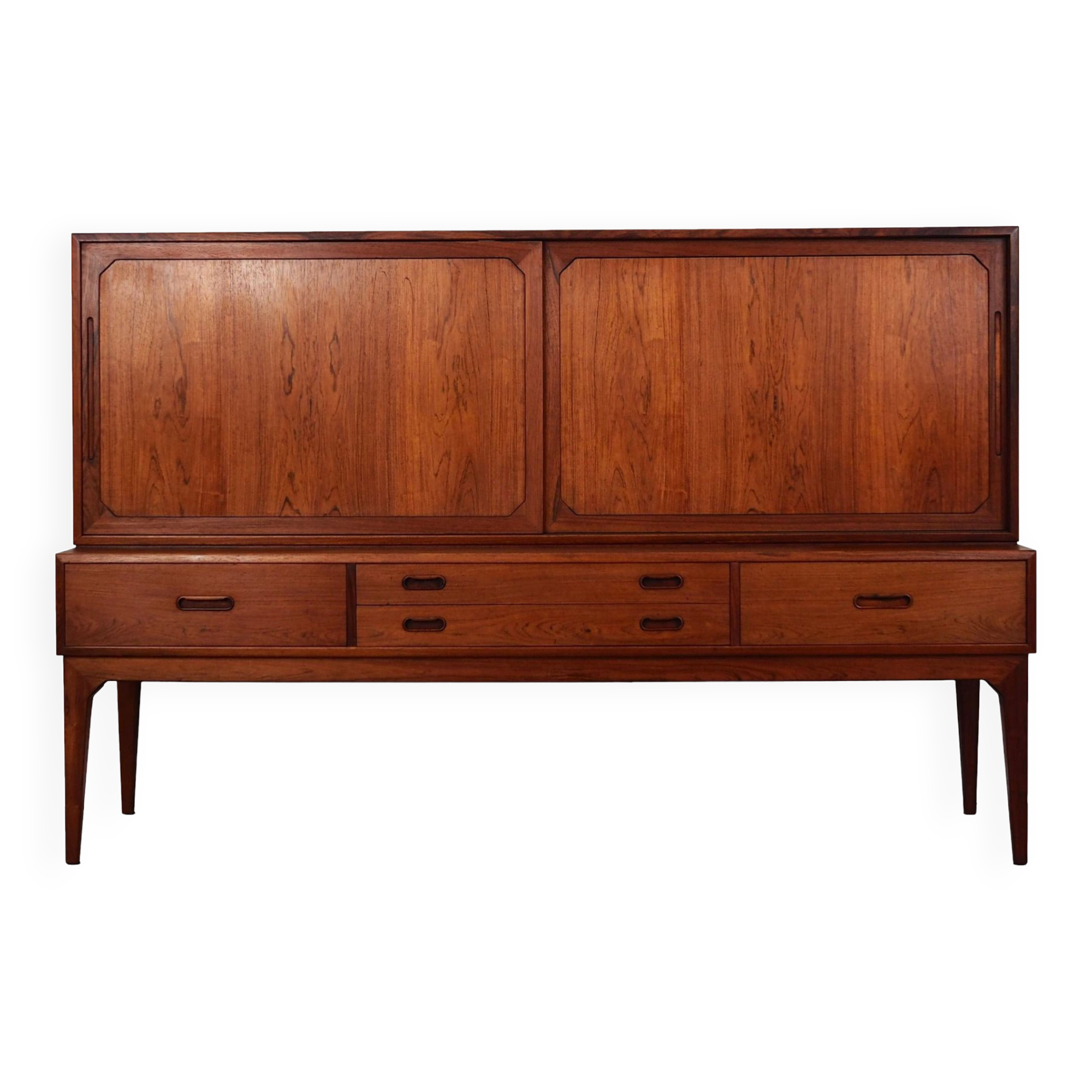 Buffet haut en palissandre, design danois, années 1960, designer : Severin Hansen