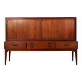 Buffet haut en palissandre, design danois, années 1960, designer : Severin Hansen