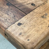 Large oak bakery table