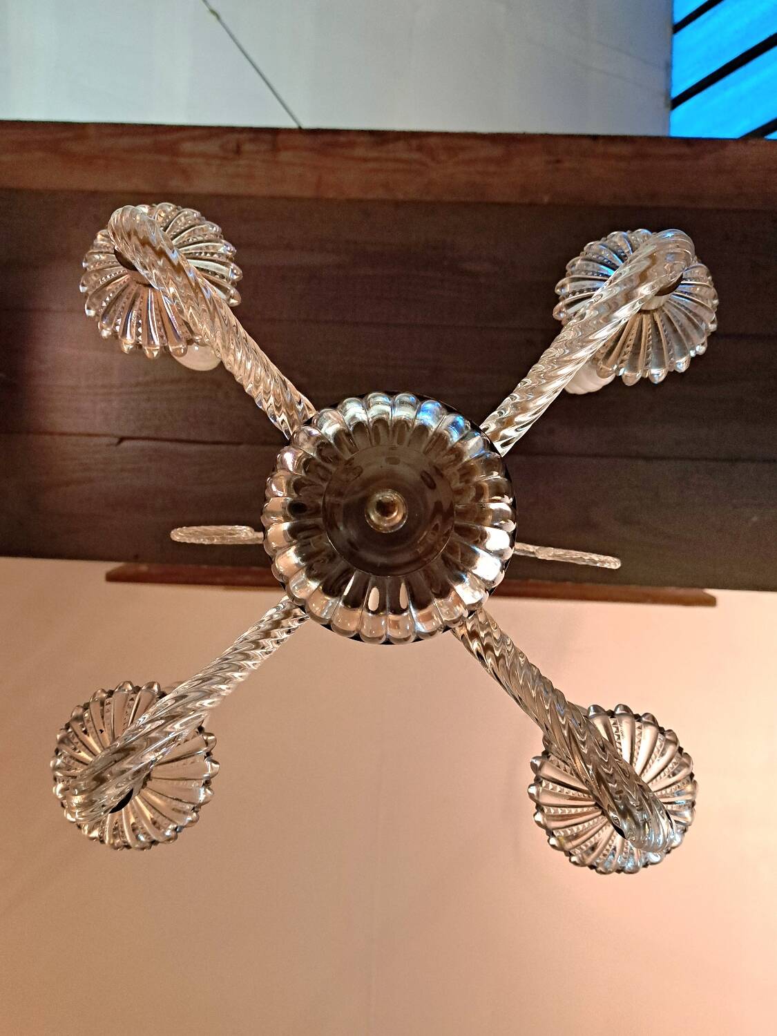 Murano crystal chandelier