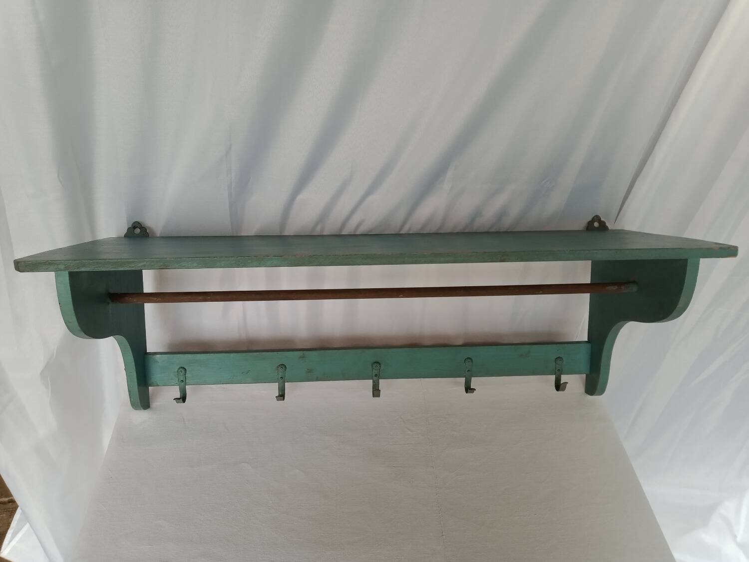Old kitchen towel holder shelf