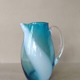 DLG Murano blown glass pitcher
