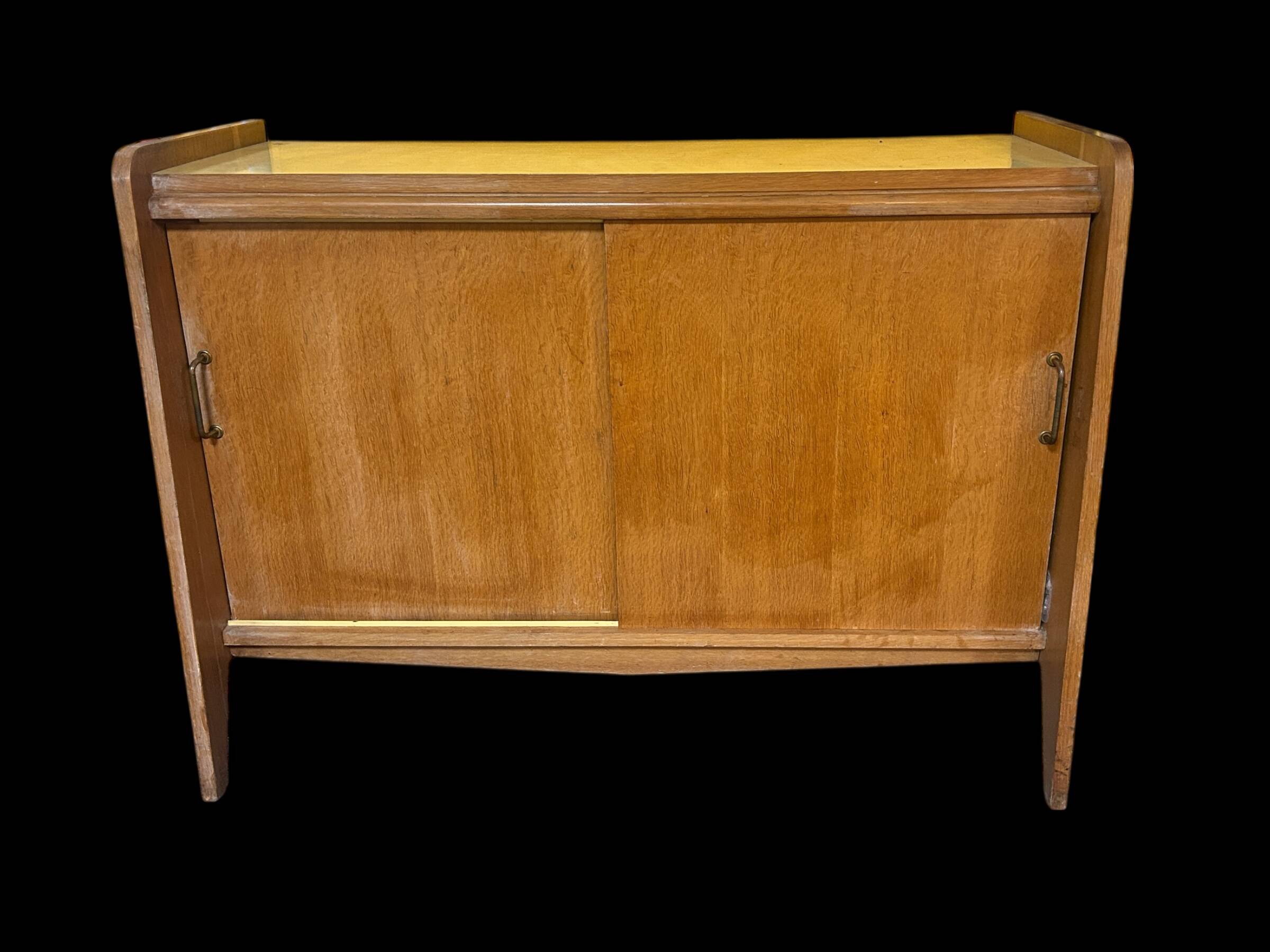 Oak sideboard with tapered legs 1950