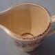 Retro florets earthenware cream pot