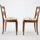 Set of two antique side chairs, czechoslovakia 1950