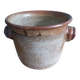 Puisaye sandstone ice bucket signed Jean-Pierre Prud'homme