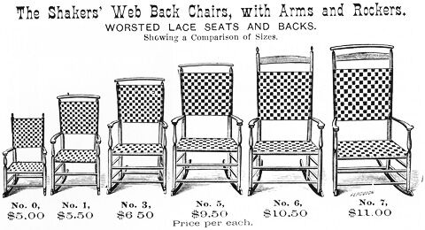Rocking chair shaker
