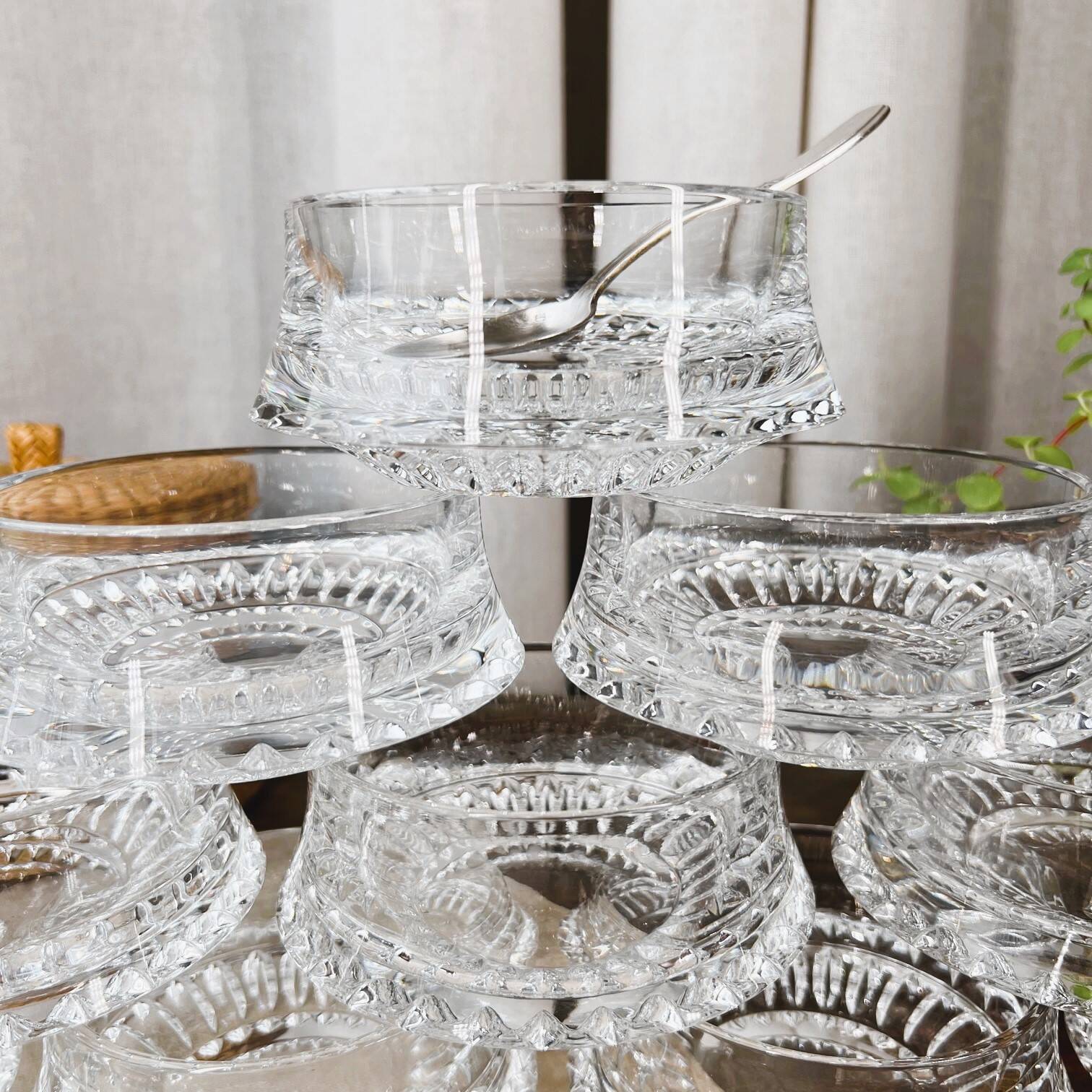 10 Nachtmann “Europa” crystal bowls