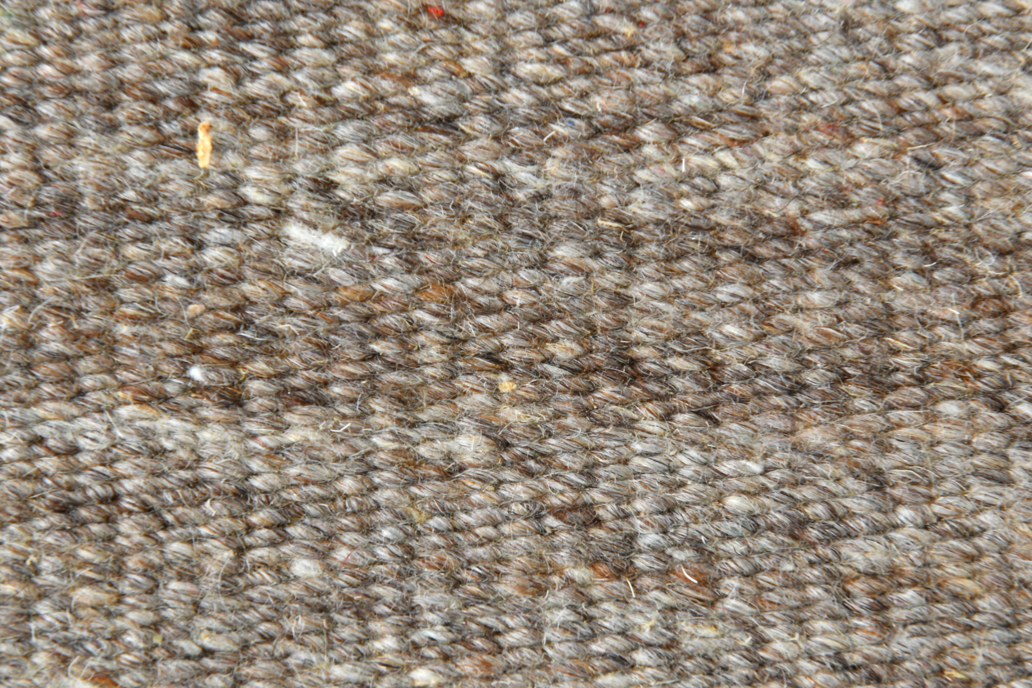 Extra Large Brown Vintage Kilim Rug, 321x370Cm